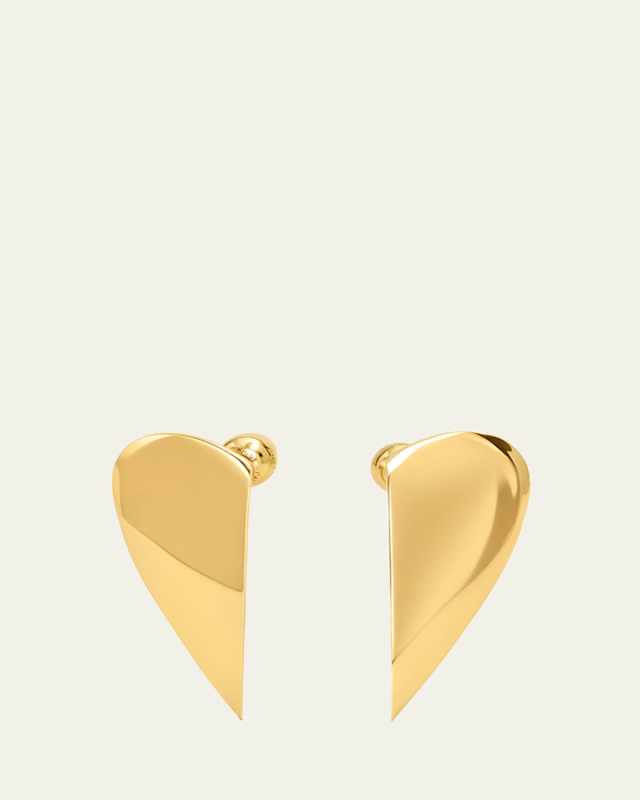 Half Heart-Shaped Earrings